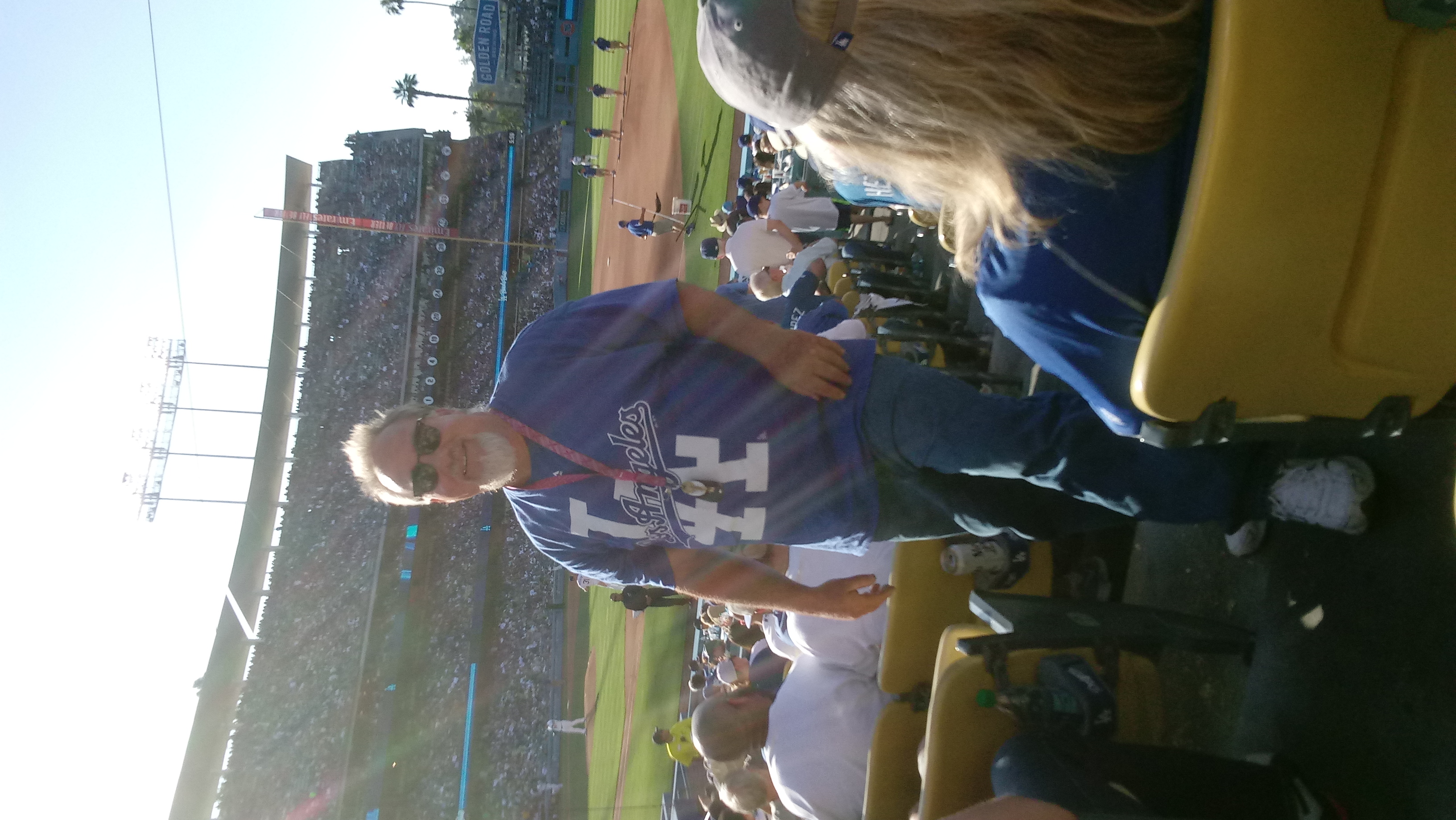 Joseph Lucey at Dodger Stadium